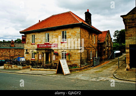 La station Tavern, Grosmont, Yorkshire du Nord Banque D'Images