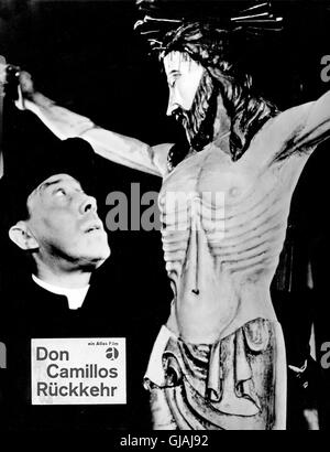 Le retour de Don Camillo, alias : Don Camillos Rückkerh, Frankreich/Italien 1953, Regie : Julien Duvivier, acteurs : Fernandel Banque D'Images