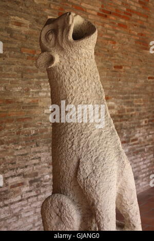 Gargoyle exposée au Musée des Augustins, Toulouse, France Banque D'Images