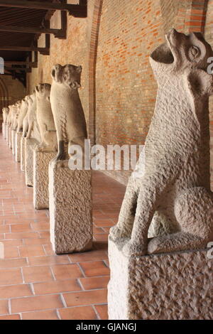 Les gargouilles à l'affiche au Musée des Augustins, Toulouse, France Banque D'Images