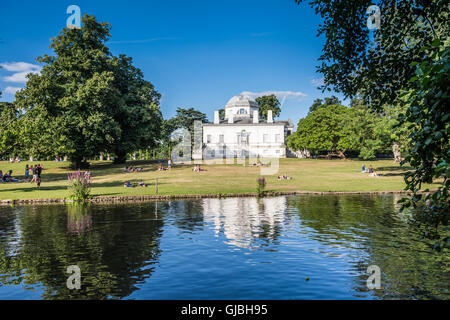 Chiswick House, un des premiers 18thC villa palladienne à Chiswick, Londres, Angleterre, Royaume-Uni Banque D'Images