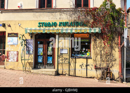 Bielsko Biala, Pologne - 07 septembre 2014 : Vue de la partie historique de Bielsko Biala dans l'été, journée ensoleillée Banque D'Images