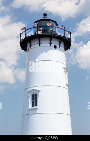 Phare du port de Portsmouth, New Castle, New Hampshire Banque D'Images