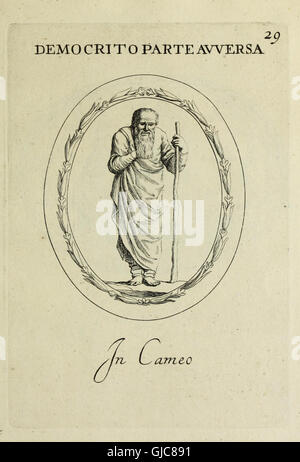 Gemmae et Sculpturae Antiquae, publié en 1694, est un ouvrage qui se concentre sur les pierres précieuses et sculptures anciennes. Il comprend des gravures détaillées de pierres précieuses antiques, soulignant leur artisanat et leur signification dans le classique considéré Banque D'Images