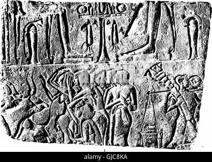 Fouilles de Saqqara (1908-9, 1909-1910)- Le monastère d'Apa Jeremias (1912) Banque D'Images