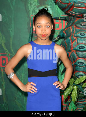 Los Angeles, CALIFORNIE, États-Unis. 14 août 2016. 14 août 2016 - Los Angeles, Californie - Kyla Drew Simmons. Kubo et The Two Strings World Premiere au AMC Universal City Walk Universal Studios Hollywood à Los Angeles. Crédit photo : AdMedia crédit : AdMedia /Alamy Live News Banque D'Images