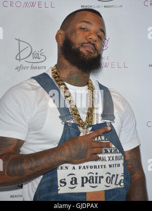 Las Vegas, Nevada, USA. Août 15, 2016. Rapper Le jeu fait ses débuts à vivre du Drai Drai's Nightclub le 14 août 2016 à Las Vegas, Nevada. Crédit : Marcel Thomas/ZUMA/Alamy Fil Live News Banque D'Images