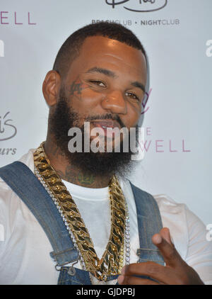 Las Vegas, Nevada, USA. Août 15, 2016. Rapper Le jeu fait ses débuts à vivre du Drai Drai's Nightclub le 14 août 2016 à Las Vegas, Nevada. Crédit : Marcel Thomas/ZUMA/Alamy Fil Live News Banque D'Images