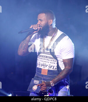 Las Vegas, Nevada, USA. Août 15, 2016. Rapper Le jeu fait ses débuts à vivre du Drai Drai's Nightclub le 14 août 2016 à Las Vegas, Nevada. Crédit : Marcel Thomas/ZUMA/Alamy Fil Live News Banque D'Images