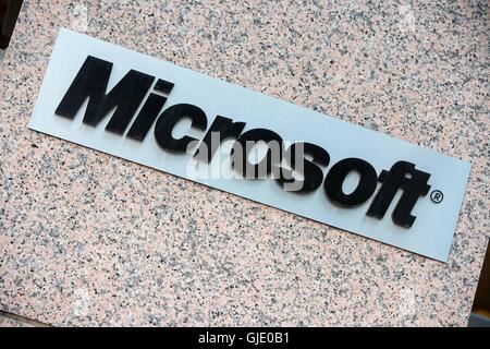 Ottawa, Ontario, Canada. Août 11, 2016. Microsoft Office dans le centre-ville d'Ottawa, Ont., le 11 août 2016. © Lars Hagberg/ZUMA/Alamy Fil Live News Banque D'Images