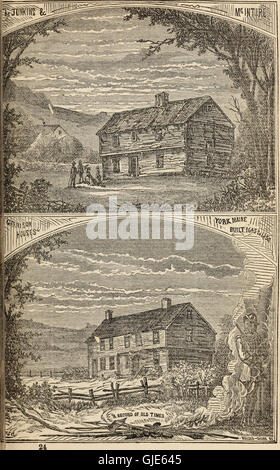 La Nouvelle Angleterre registre historique et généalogique (1874) Banque D'Images
