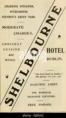 Un guide descriptif et pictural à Dublin et Wicklow les tours (1919) Banque D'Images