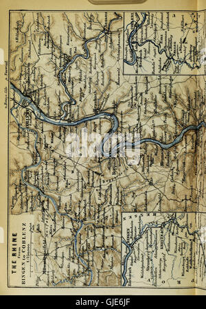 Le Rhin et le nord de l'Allemagne- guide pour les voyageurs (1870) Banque D'Images