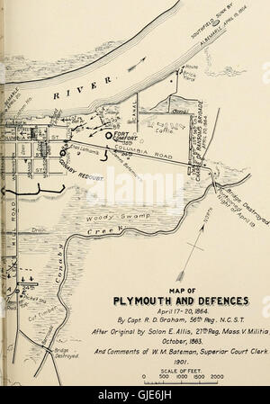 L'histoire des plusieurs régiments et bataillons de Caroline du Nord, dans la grande guerre 1861-'65 (1901) Banque D'Images