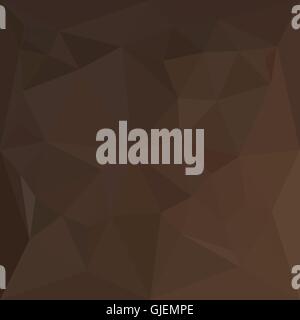 Style polygone faible illustration d'une puce dark brown Résumé Contexte géométrique. Illustration de Vecteur