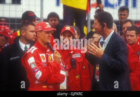 Michael Schumacher à la Ferrari Racing Days, Hockenheim, 2000 Banque D'Images