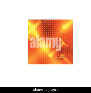 Demi-teinte jaune fond vecteur futuriste Illustration de Vecteur