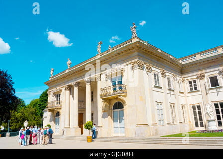 Palac Na Wyspie, Palais sur l'eau ou le palais Lazienki, sur l'île, Parc Lazienki Krolewskie, Varsovie, Pologne Banque D'Images