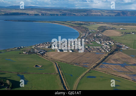 Ardersier ou sur le Moray Firth Cambletown vers Fort George et point de la chancellerie. 11 165 SCO. Banque D'Images