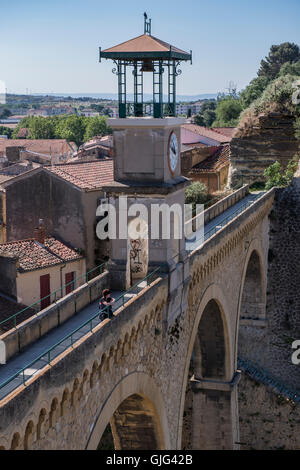 Saint-Chamas, village de Provence Bdr France 13 Banque D'Images