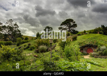 HOBBITON home du film HOBBIT et SEIGNEUR DES ANNEAUX 2016 04 février, 2016 à Matamata, Nouvelle-Zélande 2016 Banque D'Images