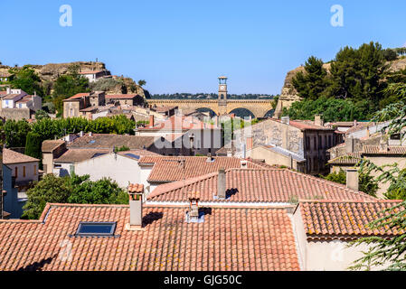 Saint-Chamas, village de Provence Bdr France 13 Banque D'Images