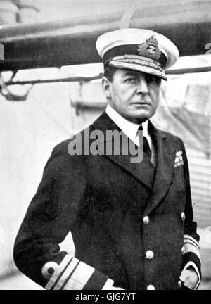 Amiral de la flotte David Beatty, officier de la Royal Navy Banque D'Images