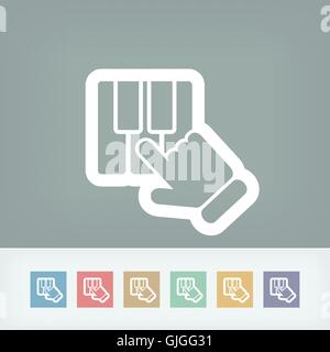 L'icône de l'application Piano Illustration de Vecteur