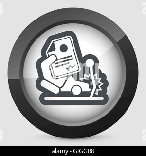 Assurance accident de voiture Illustration de Vecteur