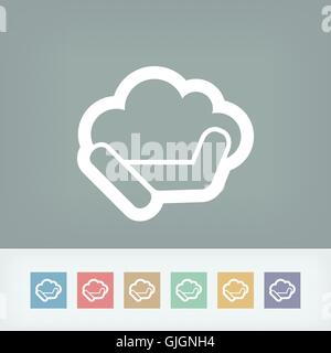 Le cloud computing Illustration de Vecteur