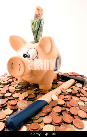 Établissement de crédit banque euro Banque D'Images