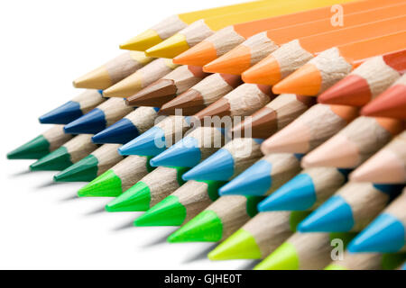 Crayons de couleur Banque D'Images