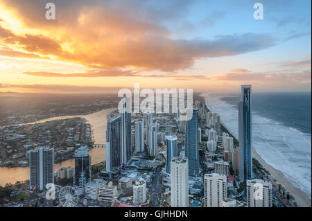 Surfers Paradise, Gold Coast, Queensland, Australie Banque D'Images