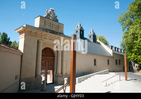 Real Casa de la Moneda Porte avant - Segovia - Espagne Banque D'Images