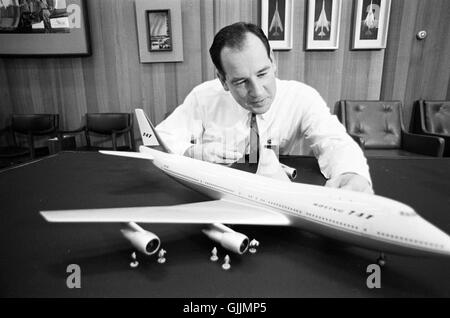 Joe Sutter de la Boeing Airplane Company Banque D'Images