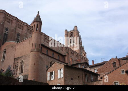 Cathédrale Notre-Dame, Albi, France Banque D'Images