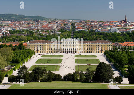 Schloss Schönbrunn à Vienne Banque D'Images