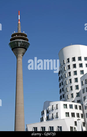 Dusseldorf medienhafen Banque D'Images