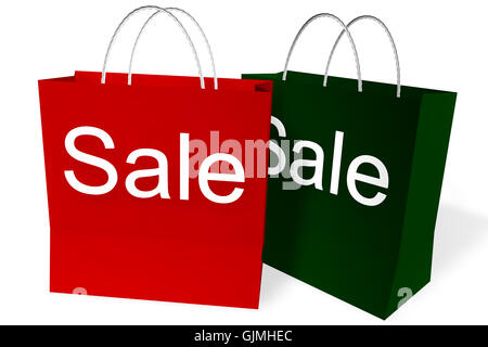 Sac shopping vente Banque D'Images