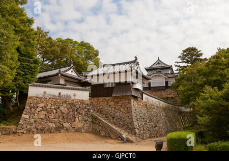 Bitchu Takahashi (Matsuyama) château (vers 1683), Takahashi (Japon) Banque D'Images