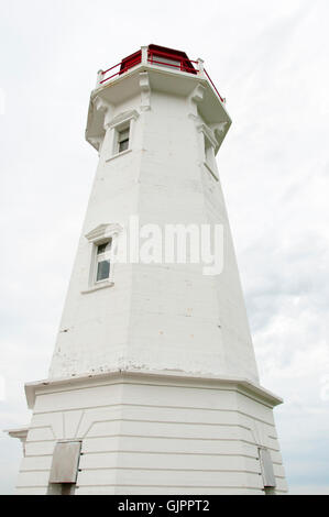 Louisbourg Lighthouse - Nova Scotia - Canada Banque D'Images