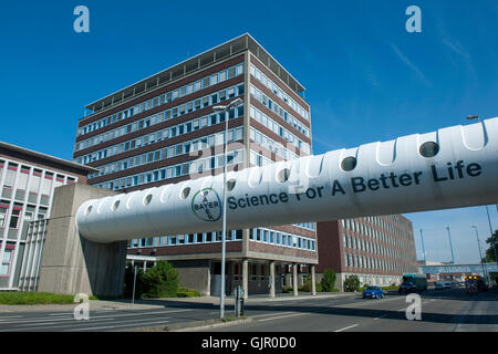 Deutschland, Leverkusen, Friedrich-Ebert-Strasse, centres Chempark, Bayer-AG Banque D'Images