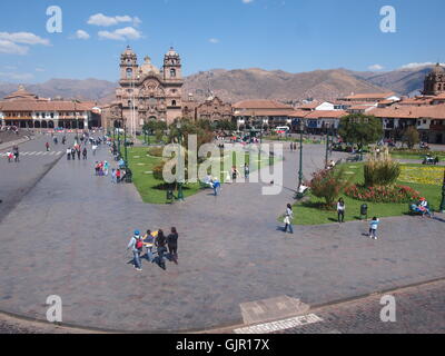 Plaza de Armas, Cusco, Pérou. Banque D'Images