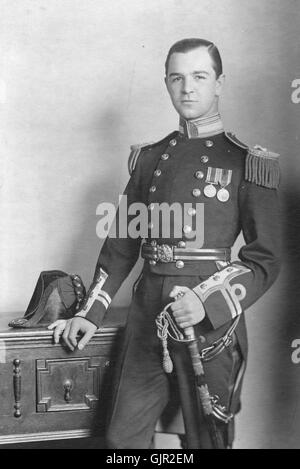 Marin de la marine royale. officier de l'uniforme de plein Banque D'Images