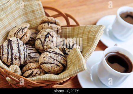 Biscuits de tasse Banque D'Images