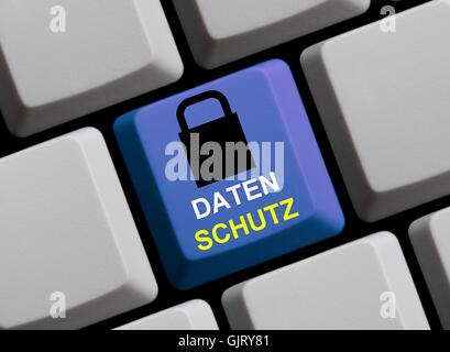 vie privée en ligne Banque D'Images