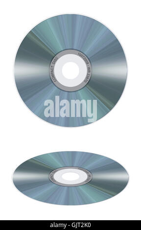 CD de disque de musique Banque D'Images