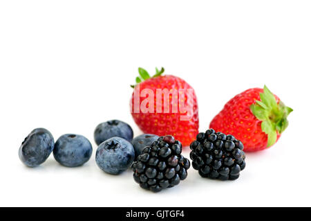 Petits fruits Fruits isolés Banque D'Images