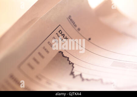 Journal journal bend Banque D'Images