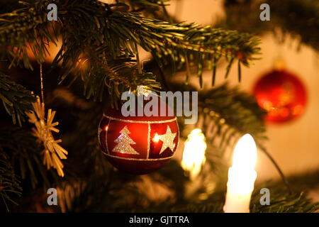 Sapin de Noël Boule de Noël Banque D'Images